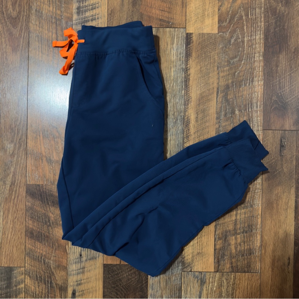 FIGS Zamora Jogger Scrub Pants Deep Reef Women's XS Tall